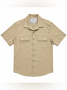 Vintage Tilley Endurables Khaki Utility Shirt Made in Canada
